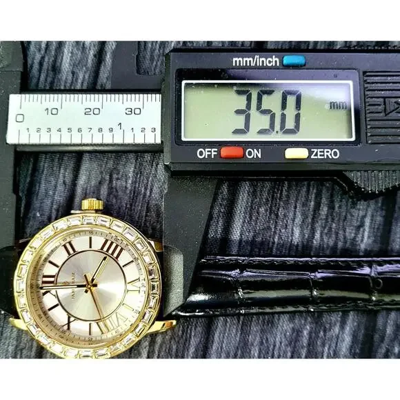 Rare Pablo Raez 35mm Manhattan Gem Studded Black Roman Watch
